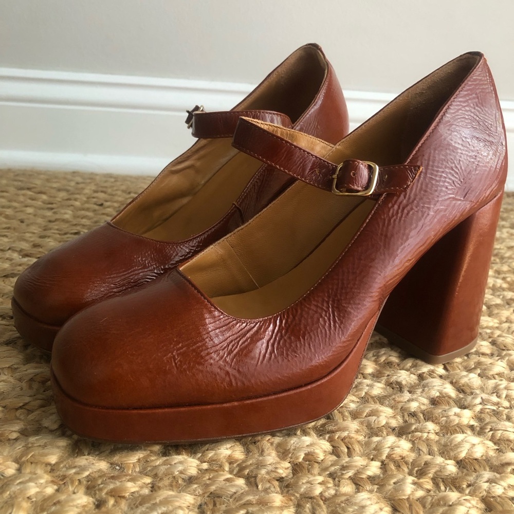 Sezane Georgia High Mary Jane. Size French 39. US 8 - Picture 4 of 13